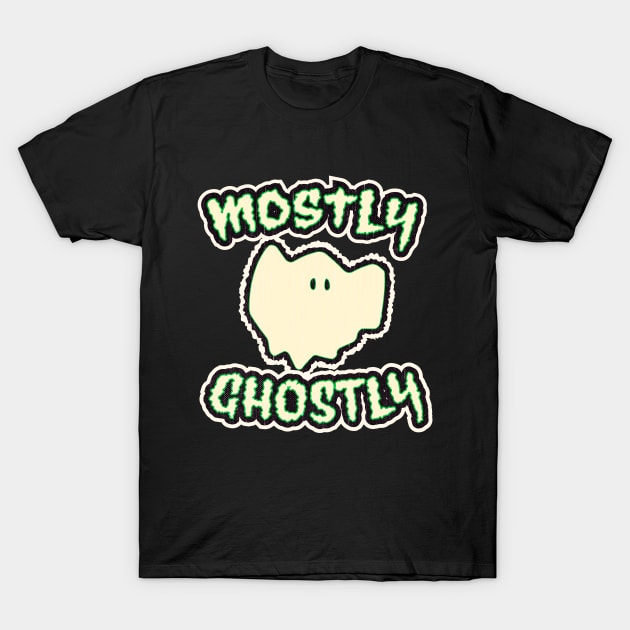 Mostly Ghostly T-Shirt by retroready